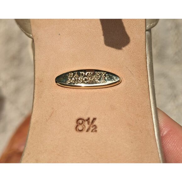 Badgley Mischka Ivory Odalis Ornamented Evening Sandals, Sz 9.5 LEFT & 8.5 RIGHT - Picture 11 of 14